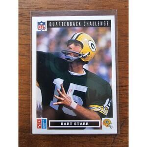 Bart Starr 1991 Upper Deck Domino's Quarterback Challenge #42 - NFL - Fresh Pull